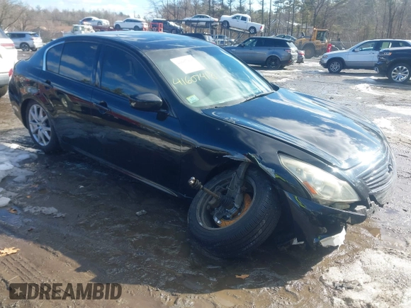 2012 Infiniti G37 x with VIN JN1CV6AR0CM671148, listed as a IAAI auction lot 41607418 with 125,405 mi miles and . Bid and sale history available at DreamBid. Image 1.