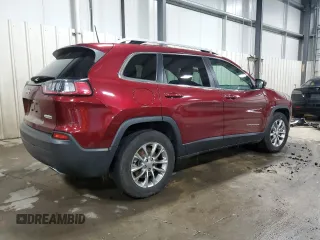 2021 Jeep Cherokee Latitude Lux with VIN 1C4PJMMXXMD225132, listed as a Copart auction lot 54226545 with 48,986 mi miles and Salvage title. Bid and sale history available at DreamBid. Image 3.