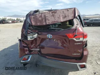 2017 Toyota Highlander Hybrid Limited with VIN 5TDDGRFH7HS032175, listed as a Copart auction lot 58597285 with 70,561 mi miles and Salvage title. Bid and sale history available at DreamBid. Image 6.
