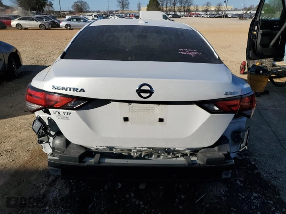 2022 Nissan Sentra SV with VIN 3N1AB8CV7NY215959, listed as a Copart auction lot 46931695 with 78,813 mi miles and Salvage Title. Bid and sale history available at carsss.com. Image 6.