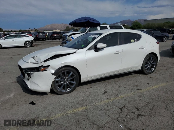 2019 Mazda 3 Preferred z VIN JM1BPAMM2K1118054, wystawiony jako Copart lot #56214655 z przebiegiem Nie podano mil oraz Szkoda całkowita • Salvage title. Historia ofert i sprzedaży dostępna na DreamBid. Obrazek 1.