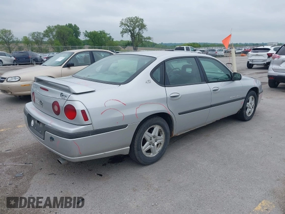 2003 Chevrolet Impala LS z VIN 2G1WH52K039452080, wystawiony jako IAAI lot #42303497 z przebiegiem 208 896 mil mil oraz . Historia ofert i sprzedaży dostępna na DreamBid. Obrazek 4.