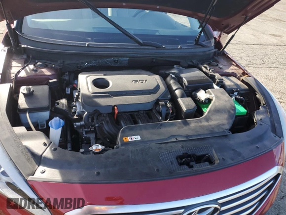 2016 Hyundai Sonata SE with VIN 5NPE24AF9GH323096, listed as a Copart auction lot 87087964 with 52,770 mi miles and Salvage Title. Bid and sale history available at carsss.com. Image 11.