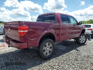 2013 Ford F-150 XL with VIN 1FTFW1EF8DKE14522, listed as a Copart auction lot 55725975 with 317,578 mi miles and Salvage title. Bid and sale history available at DreamBid. Image 3.