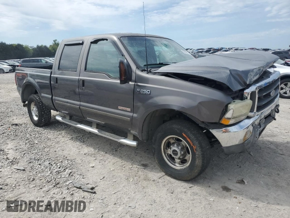 2003 Ford F-250 XL with VIN 1FTNW21P03EB89428, listed as a Copart auction lot 53090215 with 238,557 mi miles and Salvage title. Bid and sale history available at DreamBid. Image 4.