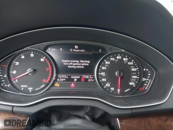 2020 Audi Q5 Premium with VIN WA1ANAFY0L2115774, listed as a IAAI auction lot 41888672 with 53,703 mi miles. Bid and sale history available at carsss.com. Image 7.