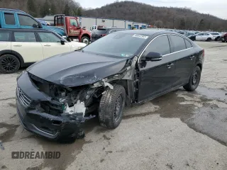 2015 Volvo S60 T5 Platinum with VIN YV1612TM5F1341358, listed as a Copart auction lot 46042365 with 0 mi miles and Salvage Title. Bid and sale history available at carsss.com. Image 1.