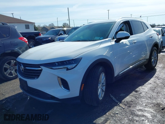 2021 Buick Envision Preferred with VIN LRBAZLR45MD041450, listed as a IAAI auction lot 41820633 with 36,722 mi miles and . Bid and sale history available at DreamBid. Image 17.