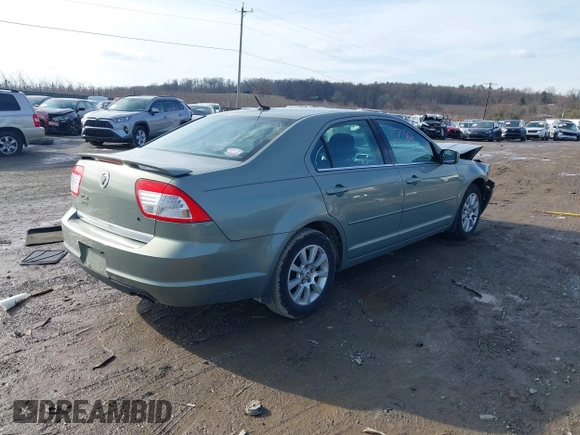 2009 Mercury Milan with VIN 3MEHM07Z59R633701, listed as a IAAI auction lot 41531784 with 150,000 mi miles. Bid and sale history available at carsss.com. Image 4.