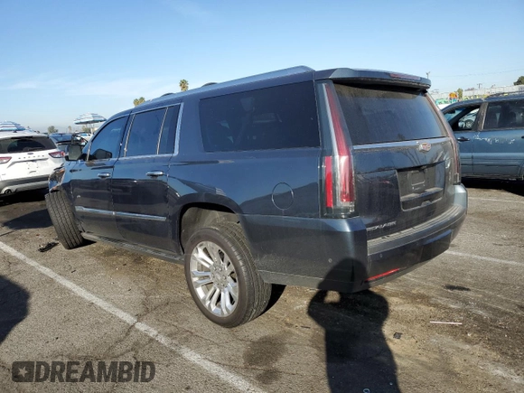 2019 Cadillac Escalade ESV Premium Luxury z VIN 1GYS4JKJ2KR172340, wystawiony jako Copart lot #84936254 z przebiegiem 107 576 mil mil oraz Szkoda całkowita • Salvage title. Historia ofert i sprzedaży dostępna na DreamBid. Obrazek 2.