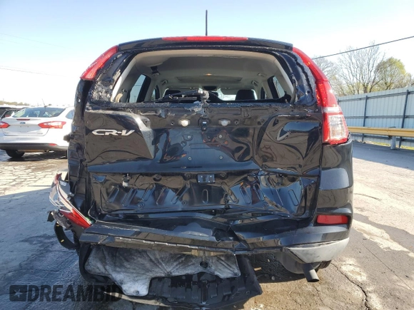 2015 Honda CR-V EX-L with VIN 2HKRM3H77FH547955, listed as a Copart auction lot 51948295 with 88,696 mi miles and Salvage Title. Bid and sale history available at carsss.com. Image 6.
