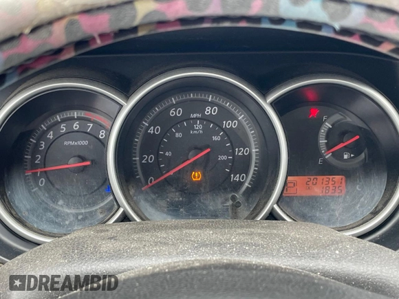 2011 Nissan Versa S with VIN 3N1BC1AP4BL410195, listed as a Copart auction lot 56341625 with 201,351 mi miles and Clean title. Bid and sale history available at DreamBid. Image 8.