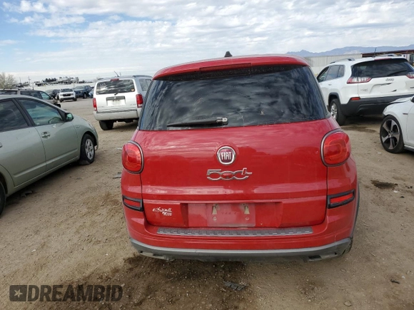 2019 FIAT 500L Trekking with VIN ZFBNFADH4KZ041971, listed as a Copart auction lot 41514235 with 115,546 mi miles and Salvage Title. Bid and sale history available at carsss.com. Image 6.