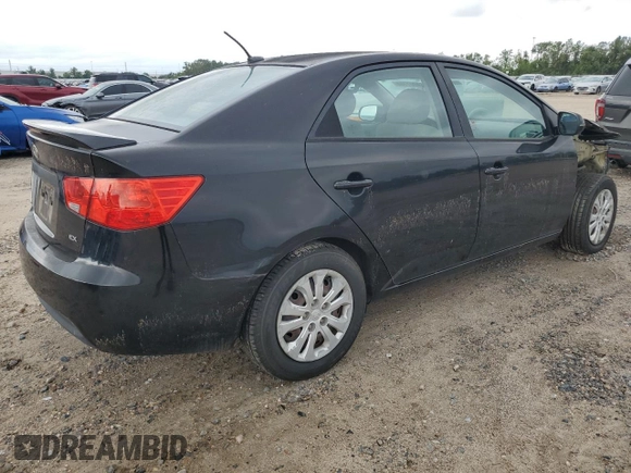 2012 Kia Forte EX with VIN KNAFU4A29C5597563, listed as a Copart auction lot 69807704 with 98,267 mi miles and Salvage Title. Bid and sale history available at carsss.com. Image 3.