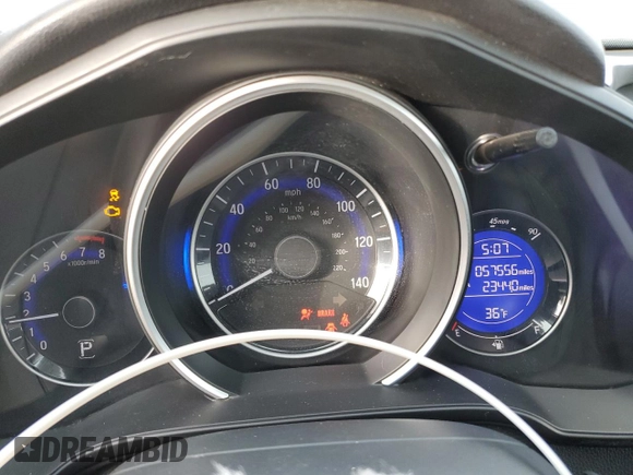 2015 Honda Fit EX-L with VIN 3HGGK5H80FM727081, listed as a Copart auction lot 44983845 with 57,556 mi miles and Clean Title. Bid and sale history available at DreamBid. Image 9.