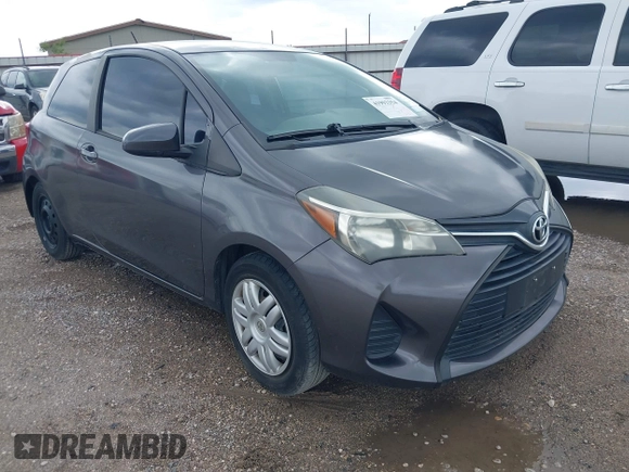 2015 Toyota Yaris L with VIN VNKJTUD33FA054166, listed as a IAAI auction lot 41993354 with 98,657 mi miles and . Bid and sale history available at DreamBid. Image 1.