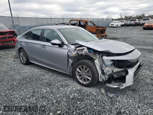 2024 Honda Civic Sedan EX with VIN 2HGFE2F34RH114120, listed as a Copart auction lot 83213734 with 10,748 mi miles and Salvage Title. Bid and sale history available at carsss.com. Image 4.