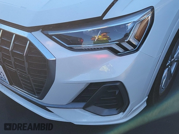2023 Audi Q3 S line Premium with VIN WA1DECF34P1107427, listed as a IAAI auction lot 42845142 with 43,670 mi miles and . Bid and sale history available at DreamBid. Image 13.
