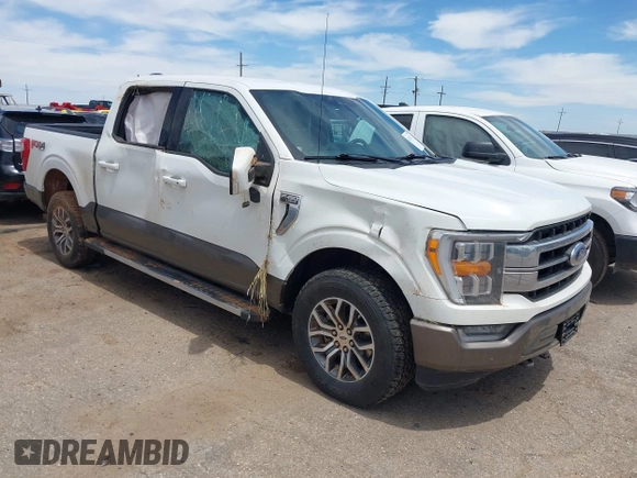 2021 Ford F-150 XL z VIN 1FTFW1E82MFA28107, wystawiony jako IAAI lot #42150129 z przebiegiem 74 496 mil mil oraz . Historia ofert i sprzedaży dostępna na DreamBid. Obrazek 1.