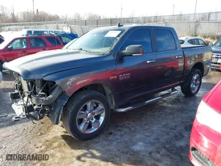 2017 Ram 1500 Big Horn with VIN 3C6RR7LT4HG714708, listed as a IAAI auction lot 41640461 with 101,681 mi miles. Bid and sale history available at carsss.com. Image 18.