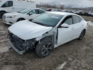 2021 Nissan Sentra SV z VIN 3N1AB8CV6MY289954, wystawiony jako Copart lot #45669885 z przebiegiem 56 183 mil mil oraz Szkoda całkowita • Salvage title. Historia ofert i sprzedaży dostępna na DreamBid. Obrazek 1.
