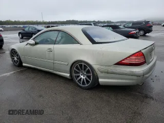2004 Mercedes-Benz CL 500/600 with VIN WDBPJ75J94A040257, listed as a Copart auction lot 55802635 with 83,180 mi miles and Clean Title. Bid and sale history available at DreamBid. Image 2.