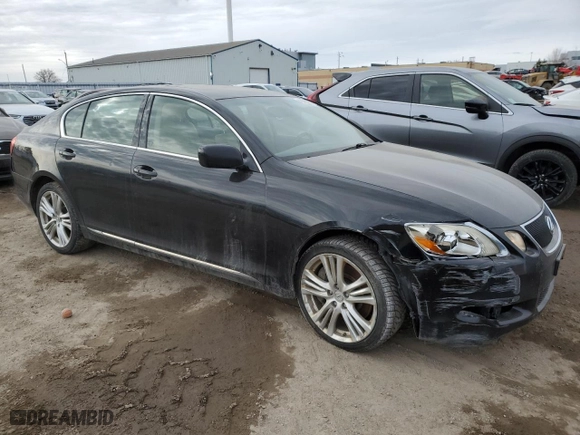2007 Lexus GS 450h with VIN JTHBC96S375008442, listed as a Copart auction lot 48563725 with NaN miles and Clean Title. Bid and sale history available at carsss.com. Image 4.