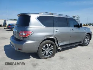 2020 Nissan Armada SL with VIN JN8AY2NDXL9111471, listed as a Copart auction lot 70018934 with 48,204 mi miles and Salvage Title. Bid and sale history available at carsss.com. Image 3.