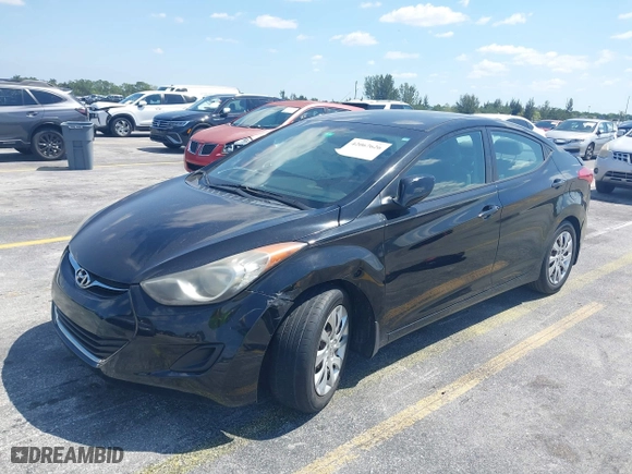 2012 Hyundai Elantra GLS with VIN KMHDH4AE0CU231369, listed as a IAAI auction lot 42067626 with 134,274 mi miles. Bid and sale history available at carsss.com. Image 2.