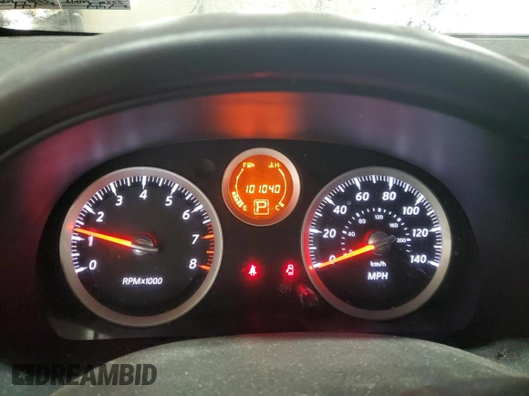 2010 Nissan Sentra S with VIN 3N1AB6APXAL626174, listed as a Copart auction lot 54505205 with 101,040 mi miles and Salvage Title. Bid and sale history available at carsss.com. Image 9.