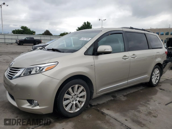 2017 Toyota Sienna XLE z VIN 5TDDZ3DC7HS166182, wystawiony jako Copart lot #61437105 z przebiegiem 101 491 mil mil oraz Szkoda całkowita • Salvage title. Historia ofert i sprzedaży dostępna na DreamBid. Obrazek 1.