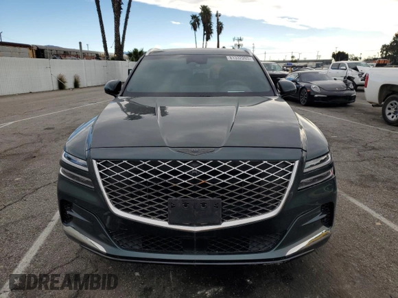 2023 Genesis GV80 with VIN KMUHCESC5PU137756, listed as a Copart auction lot 81332203 with 2,984 mi miles and Salvage title. Bid and sale history available at DreamBid. Image 5.