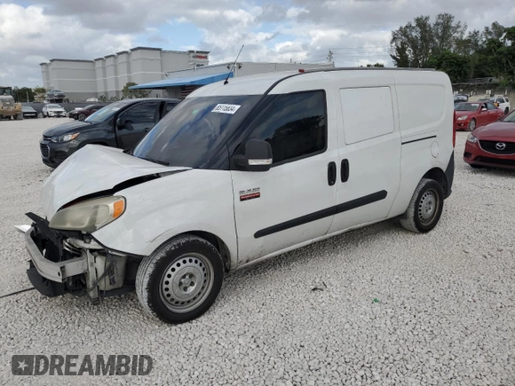 2020 Ram ProMaster City Cargo Van Tradesman with VIN ZFBHRFAB1L6P44495, listed as a Copart auction lot 85115834 with 51,178 mi miles and Non Repairable. Bid and sale history available at carsss.com. Image 1.