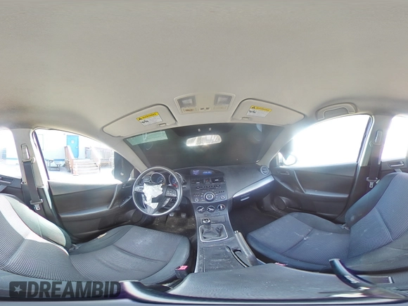 2013 Mazda Mazda3 i Sport with VIN JM1BL1UP6D1794595, listed as a Copart auction lot 54396095 with 140,595 mi miles and Salvage Title. Bid and sale history available at carsss.com. Image 14.