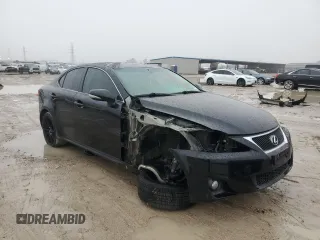 2013 Lexus IS 250 with VIN JTHBF5C2XD5188664, listed as a Copart auction lot 42930815 with 132,537 mi miles and Salvage Title. Bid and sale history available at DreamBid. Image 4.