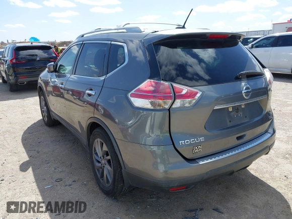 2016 Nissan Rogue SV with VIN 5N1AT2MTXGC874078, listed as a IAAI auction lot 41838624 with 140,561 mi miles. Bid and sale history available at carsss.com. Image 3.