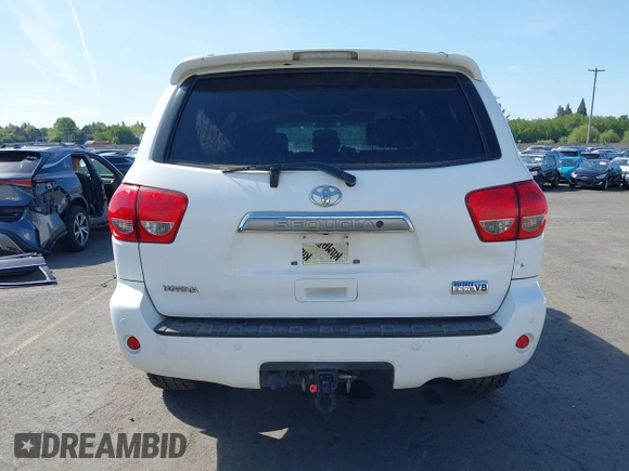 2008 Toyota Sequoia Limited with VIN 5TDBY68A08S017567, listed as a IAAI auction lot 42143328 with Not Provided miles and . Bid and sale history available at DreamBid. Image 16.