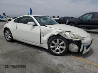 2004 Nissan 350Z Touring with VIN JN1AZ34D74T160909, listed as a Copart auction lot 58302075 with 54,100 mi miles and Salvage title. Bid and sale history available at DreamBid. Image 4.