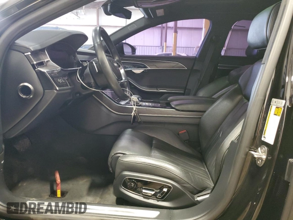 2020 Audi A8 L with VIN WAU8EAF80LN003136, listed as a Copart auction lot 75934923 with 28,331 mi miles. Bid and sale history available at carsss.com. Image 7.