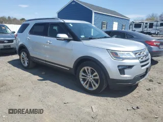 2018 Ford Explorer XLT with VIN 1FM5K8D89JGB01802, listed as a Copart auction lot 51466695 with 153,831 mi miles and Salvage Title. Bid and sale history available at DreamBid. Image 4.