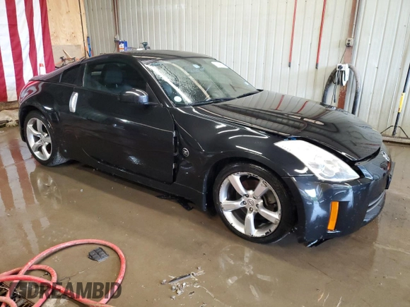 2008 Nissan 350Z z VIN JN1BZ34DX8M706512, wystawiony jako Copart lot #59040615 z przebiegiem 59 678 mil mil oraz Czysty tytuł • Clean title. Historia ofert i sprzedaży dostępna na DreamBid. Obrazek 4.