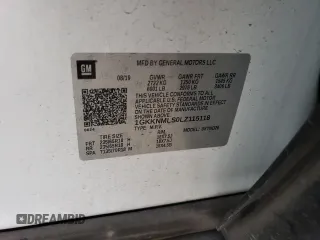 2020 GMC Acadia SLT with VIN 1GKKNMLS0LZ115118, listed as a Copart auction lot 54934985 with 67,243 mi miles and Salvage title. Bid and sale history available at DreamBid. Image 13.