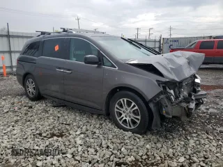 2011 Honda Odyssey EX-L with VIN 5FNRL5H64BB004285, listed as a Copart auction lot 50026215 with Not Provided miles and Salvage Title. Bid and sale history available at carsss.com. Image 4.