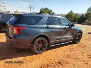 2022 Ford Explorer ST with VIN 1FM5K8GC3NGA46530, listed as a Copart auction lot 50388505 with 44,525 mi miles and Salvage Title. Bid and sale history available at carsss.com. Image 3.