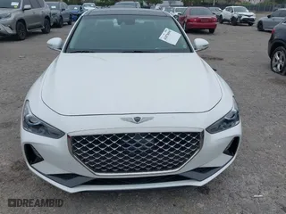 2020 Genesis G70 2.0T with VIN KMTG44LA8LU064798, listed as a IAAI auction lot 41878098 with 57,995 mi miles. Bid and sale history available at carsss.com. Image 12.
