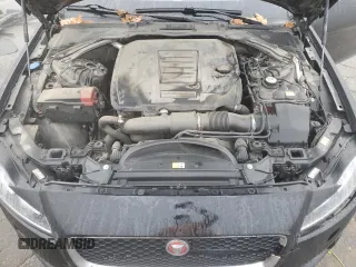 2018 Jaguar XF 25t with VIN SAJBR4FX9JCY69711, listed as a Copart auction lot 83402824 with 80,858 mi miles and Salvage Title. Bid and sale history available at carsss.com. Image 13.