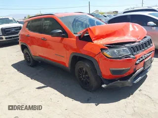 2018 Jeep Compass Sport with VIN 3C4NJDAB4JT213418, listed as a IAAI auction lot 42372383 with Not provided miles and . Bid and sale history available at DreamBid. Image 1.
