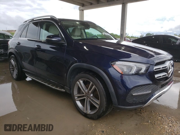 2021 Mercedes-Benz GLE 350 with VIN 4JGFB4JB8MA401559, listed as a Copart auction lot 63308195 with 42,685 mi miles and Salvage title. Bid and sale history available at DreamBid. Image 4.