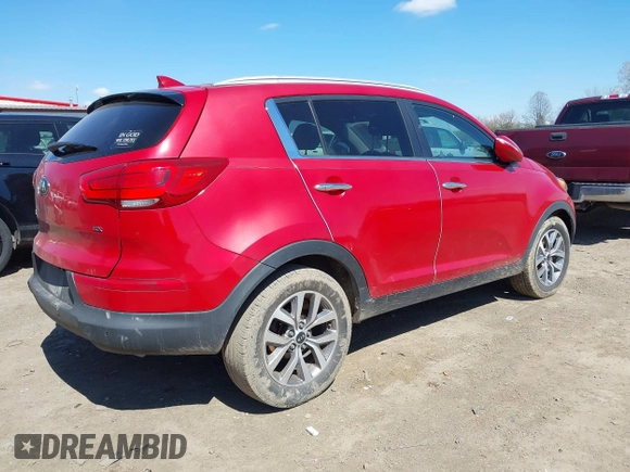 2014 Kia Sportage EX with VIN KNDPC3AC7E7630399, listed as a IAAI auction lot 42005294 with 73,975 mi miles and . Bid and sale history available at DreamBid. Image 4.