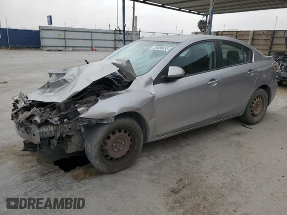 2013 Mazda 3 i SV with VIN JM1BL1TG8D1766217, listed as a Copart auction lot 51666635 with 149,306 mi miles and Salvage title. Bid and sale history available at DreamBid. Image 1.